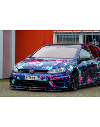 Spoiler paraurti anteriore in abs VW Golf 7 R + R-Line Typ AU (Cod. IN-INF-280031/7R-ABS-C)