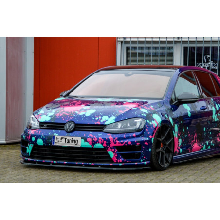 Spoiler paraurti anteriore in abs VW Golf 7 R + R-Line Typ AU (Cod. IN-INF-280031/7R-ABS-C)