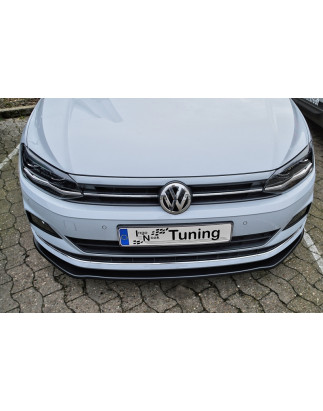 Spoiler paraurti anteriore in abs VW Polo 6  2G (Cod. IN-INF-290031C-ABS)