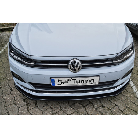 Spoiler paraurti anteriore in abs VW Polo 6  2G (Cod. IN-INF-290031C-ABS)
