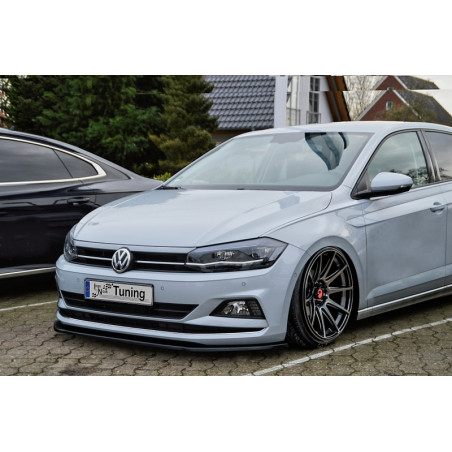 Spoiler paraurti anteriore in abs VW Polo 6  2G (Cod. IN-INF-290031C-ABS-C)