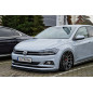 Spoiler paraurti anteriore in abs VW Polo 6  2G (Cod. IN-INF-290031C-ABS-G)