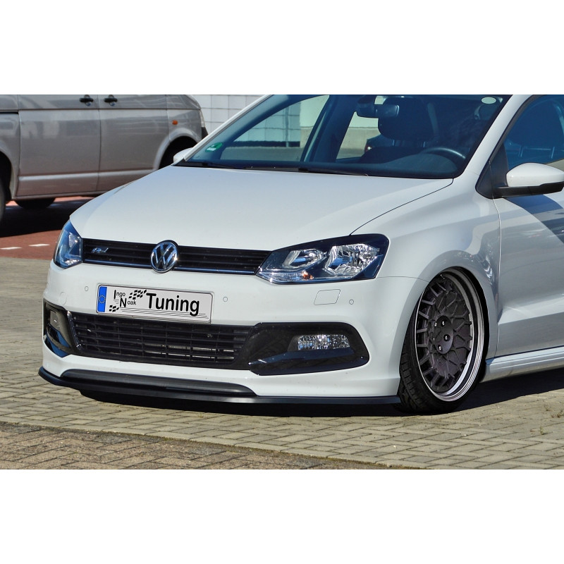 Spoiler paraurti anteriore in abs VW Polo 5 6C R-Line (Cod. IN-INF-290031RL-ABS-C)
