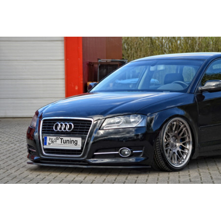 Spoiler paraurti anteriore in abs Audi A3 8P Facelift (Cod. IN-INF-360031B-ABS-G)