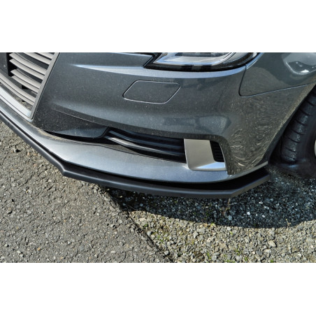 Spoiler paraurti anteriore in abs Audi A3 Typ 8V + Sportback (Cod. IN-INF-360031C(F)-ABS-C)