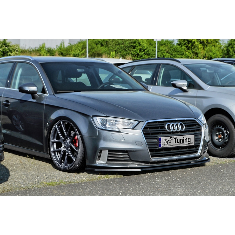 Spoiler paraurti anteriore in abs Audi A3 Typ 8V + Sportback  (Cod. IN-INF-360031C(F)-ABS-G)