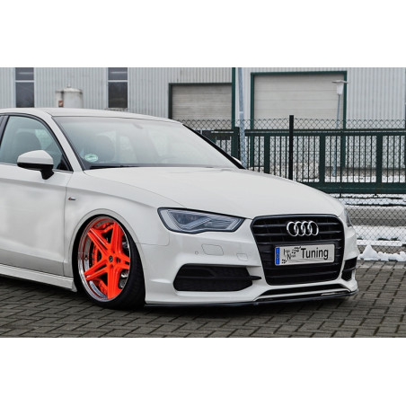 Spoiler paraurti anteriore in abs Audi A3 8V S-Line + S3 berlina (Cod. IN-INF-360031CL-ABS-C)