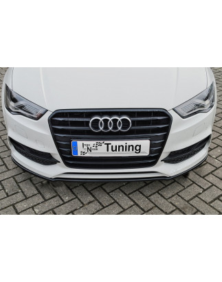 Spoiler paraurti anteriore in abs Audi A3 8V S-Line + S3 berlina (Cod. IN-INF-360031CL-ABS-C)