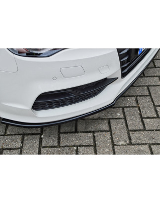 Spoiler paraurti anteriore in abs Audi A3 8V S-Line + S3 berlina (Cod. IN-INF-360031CL-ABS-G)