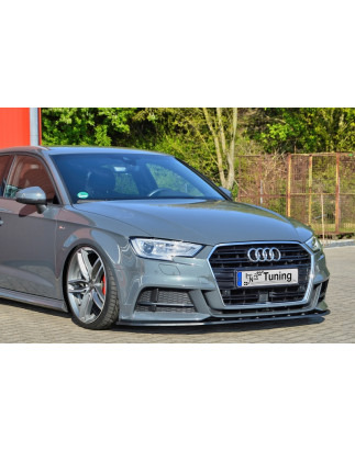 Spoiler paraurti anteriore in abs Audi A3 / S3 Typ 8V + Sportback  (Cod. IN-INF-360031CSL(F)-ABS-C)