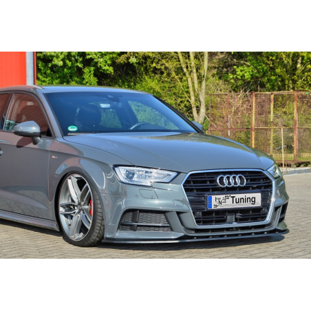 Spoiler paraurti anteriore in abs Audi A3 / S3 Typ 8V + Sportback  (Cod. IN-INF-360031CSL(F)-ABS-C)
