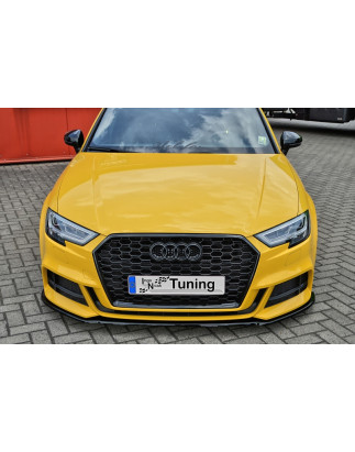 Spoiler paraurti anteriore in abs Audi A3 8V S-Line + S3 berlina (Cod. IN-INF-360031CSL(F)L-ABS-C)