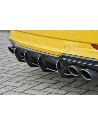 Kit pinne posteriori per diffusore  Audi A3 8V S-Line + S3 berlina (Cod. IN-INF-360045CSL(F)L RT-ABS