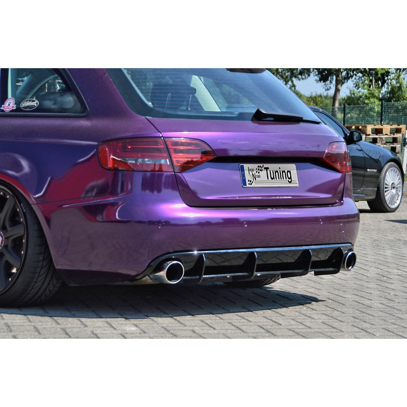 Kit pinne posteriori per diffusore adatto per veicoli mit Serienmäßigen  Auspuff Audi A4 / B8 (Cod
