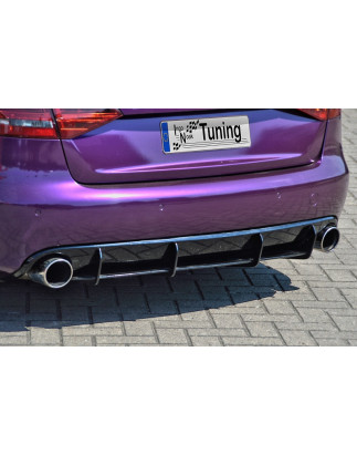 Kit pinne posteriori per diffusore adatto per veicoli mit Serienmäßigen  Auspuff Audi A4 / B8 (Cod