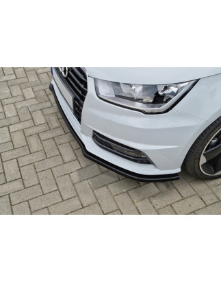 Spoiler paraurti anteriore in abs Audi A1 (8X) + Sportback (Cod. IN-INF-390031BSL-ABS-C)