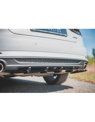 Sottoparaurti posteriore Audi A5 S-Line F5 Coupe / Sportback (Cod. M-AU-A5-2-SLINE-SB-RS1G)