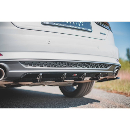 Sottoparaurti posteriore Audi A5 S-Line F5 Coupe / Sportback (Cod. M-AU-A5-2-SLINE-SB-RS1G)