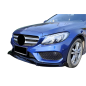 Spoiler Anteriore Mercedes W205 Look BRS Nero lucido (Cod. E-TCM0469)