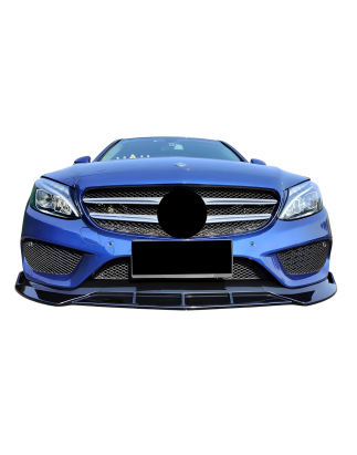 Spoiler Anteriore Mercedes W205 Look BRS Nero lucido (Cod. E-TCM0469)