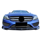 Spoiler Anteriore Mercedes W205 Look BRS Nero lucido (Cod. E-TCM0469)