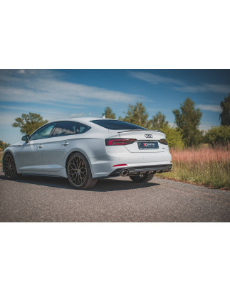Sottoparaurti posteriore Audi A5 S-Line F5 Coupe / Sportback (Cod. M-AU-A5-2-SLINE-SB-RS1G)