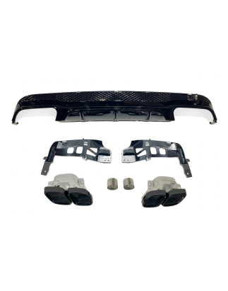 Diffusore Posteriore Mercedes W207 Coupe 2014-2016 Black (Cod. E-TCM0475)