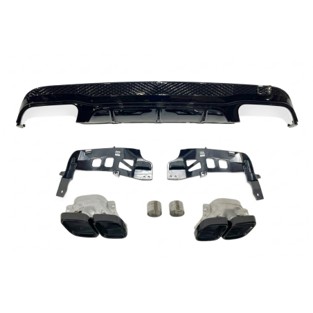 Diffusore Posteriore Mercedes W207 Coupe 2014-2016 Black (Cod. E-TCM0475)