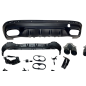 Diffusore Posteriore Mercedes X247 GLB 2020+ Look AMG 45 Black (Cod. E-TCM0474)