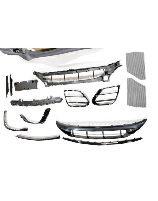 Paraurti Anteriore Mercedes W213 4p 2020+ / C238 2021 look GT AMG E63 (Cod. E-TCM027804061)