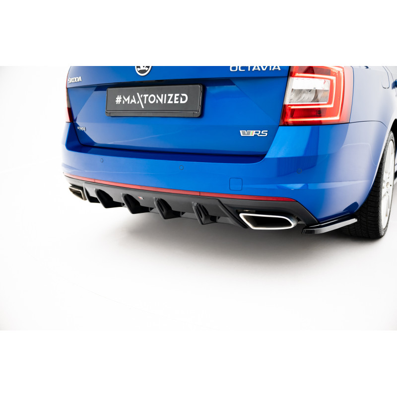 Sottoparaurti posteriore V.1 Skoda Octavia RS Mk3 / Mk3 FL  / FAMILIARE (Cod. M-SK-OC-3-RS-RS1G)