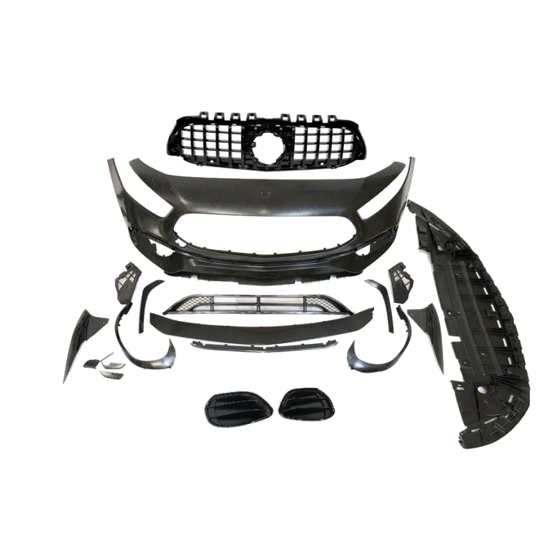 Paraurti Anteriore Mercedes W177 / V177 2018-2023 Look A45 S GTR Without camera II (Cod. E-TCM024517