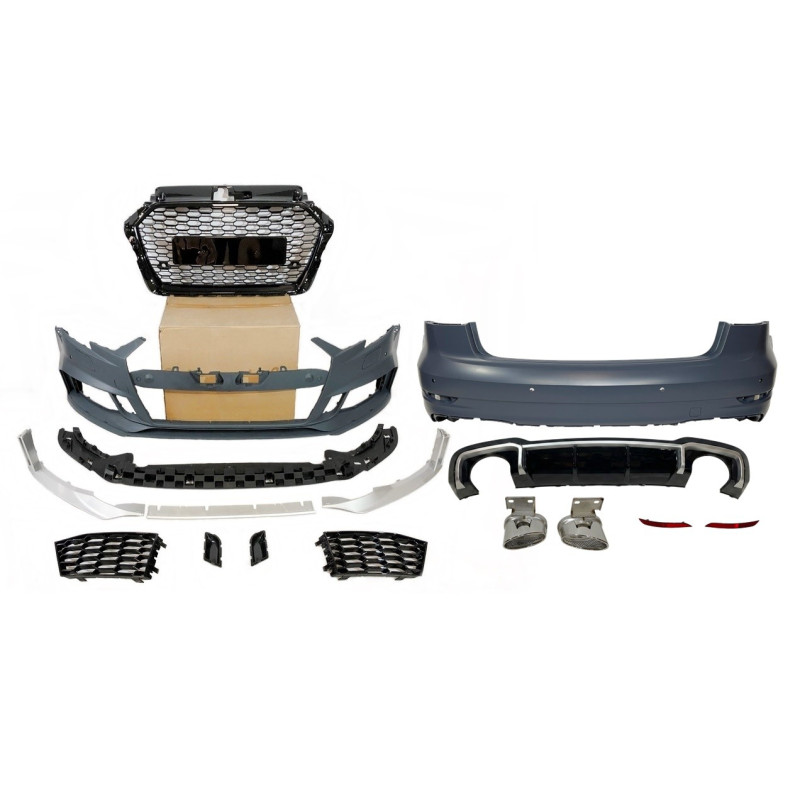 kit estetico Audi A3 2016-2019 Sportback Look RS3 (Cod. E-TCA0217RS120353)