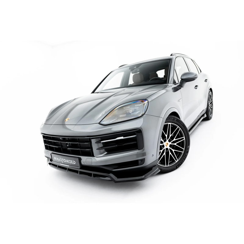 Splitter anteriore Porsche Cayenne SUV / Coupe Mk3 Facelift (Cod. M-PO-CAY-3F-H-FD1G+FD1RG)