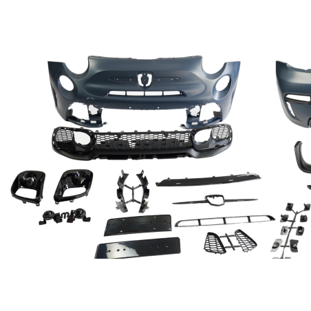 kit estetico Fiat 500 2016-2024 Look ABARTH (Cod. E-TCFI022)