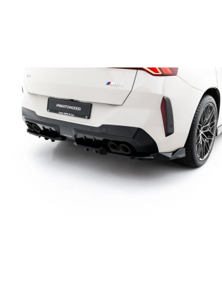 Splitter posteriore (con barre verticali) BMW X3 M50 G45 (Cod. M-BM-X3-G45-M50-RSD1G+RD1G)
