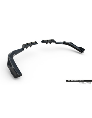 Splitter posteriore (con barre verticali) BMW X3 M50 G45 (Cod. M-BM-X3-G45-M50-RSD1G+RD1G)