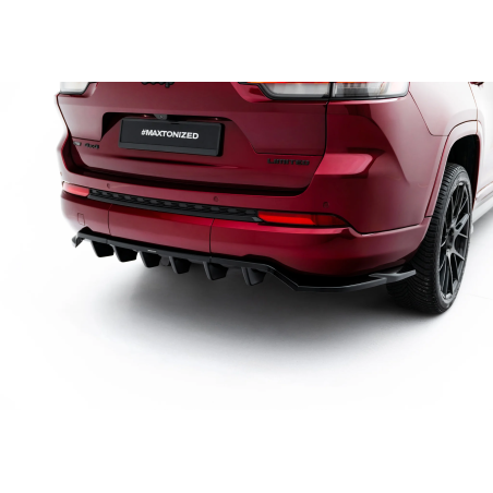 Splitter posteriore (con barre verticali) Jeep Grand Cherokee L Mk5 (Cod. M-JE-GC-5-L-RSD1G+RD1G+RD2