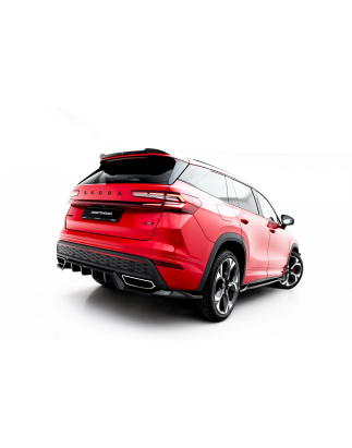 Splitter posteriore (con barre verticali) Skoda Kodiaq RS Mk2 (Cod. M-SK-KO-2-RS-RD1G+RD2G)