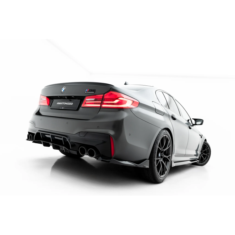 Splitter posteriore (con barre verticali) BMW M5 F90 / F90 Facelift (Cod. M-BM-5-90F-M-RD1G+RD2G)