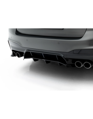 Splitter posteriore (con barre verticali) BMW M5 F90 / F90 Facelift (Cod. M-BM-5-90F-M-RD1G+RD2G)