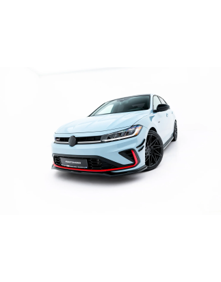 Splitter anteriore V.2 Volkswagen Jetta GLI Mk7 Facelift 2 (Cod. M-VW-JE-7F2-GLI-FD2G)