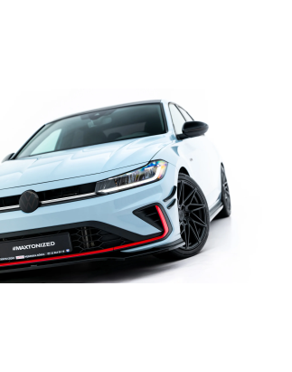 Splitter anteriore V.2 Volkswagen Jetta GLI Mk7 Facelift 2 (Cod. M-VW-JE-7F2-GLI-FD2G)