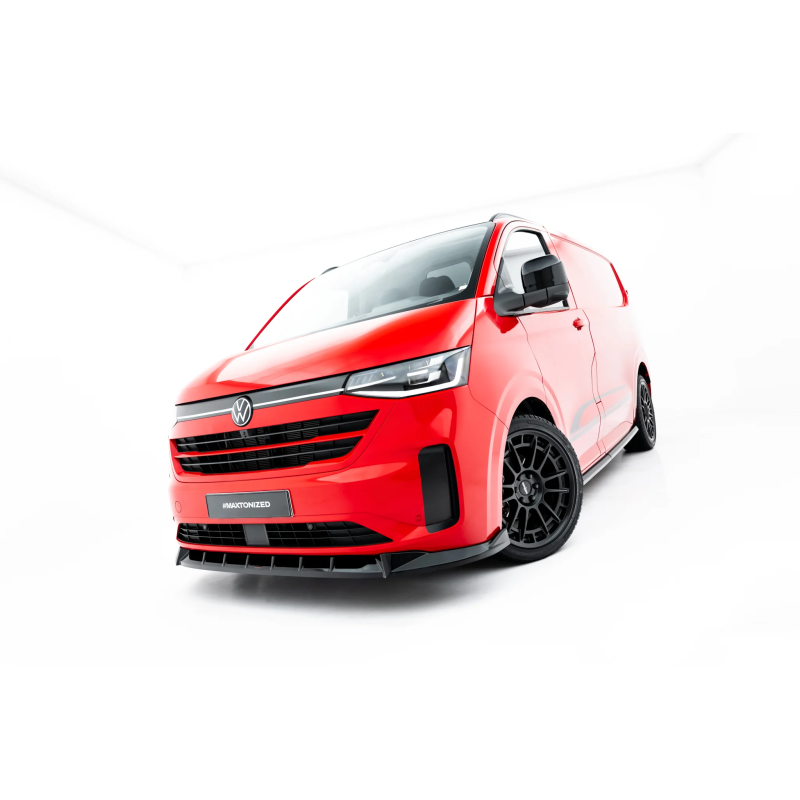 Splitter anteriore V.1 Volkswagen Transporter T7 (Cod. M-VW-TR-T7F-FD1G)