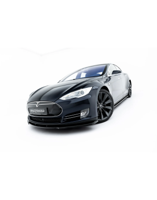 Splitter anteriore V.1 Tesla Model S Mk1 (Cod. M-TE-MODELS-1-FD1G)