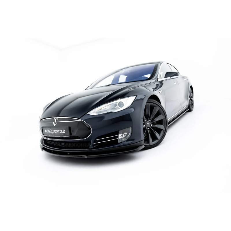 Splitter anteriore V.1 Tesla Model S Mk1 (Cod. M-TE-MODELS-1-FD1G)