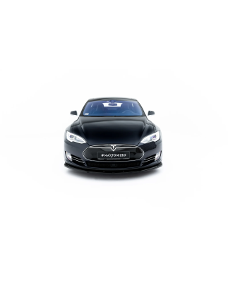 Splitter anteriore V.1 Tesla Model S Mk1 (Cod. M-TE-MODELS-1-FD1G)