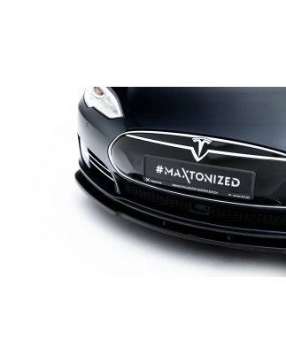 Splitter anteriore V.1 Tesla Model S Mk1 (Cod. M-TE-MODELS-1-FD1G)