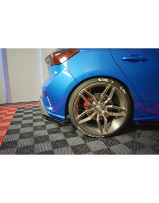 Splitters posteriori laterali V.2 (Sottop. posteriore v.1) Ford Focus Hatchabck ST-Line (Cod. M-FO-F