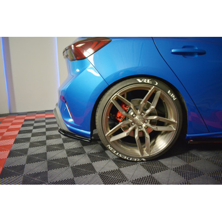 Splitters posteriori laterali V.2 (Sottop. posteriore v.1) Ford Focus Hatchabck ST-Line (Cod. M-FO-F